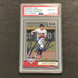 2019 Panini Stars & Stripes #10 Braden Shewmake Signed Card Auto Grade 10 PSA Slabbed
