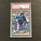 2018 Topps #453 Devon Travis Signed Card PSA/DNA Slabbed Autographed Auto Grade 10