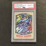 2016 Topps Gypsy Queen #206 Delino DeShields Jr. Signed Card AUTO PSA Slabbed Rangers