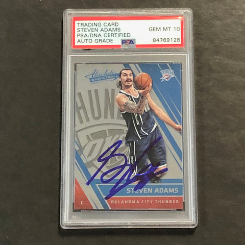 2016-17 Panini Prestige #88 Steven Adams AUTO 10 Signed Card Encapsulated PSA/DNA Oklahoma City Thunder