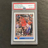 2016-17 Panini Complete #169 JUSTIN HOLIDAY Signed Card AUTO 10 PSA Slabbed Knicks