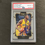 2015-16 Panini Select #44 Ian Mahinmi Signed Card AUTO 10 PSA Slabbed Pacers