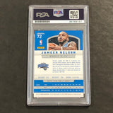 2012-13 Panini Basketball #72 Jameer Nelson Signed Card AUTO 10 PSA Slabbed Magic