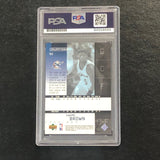 2002 Upper Deck OVATION #90 Kwame Brown Signed Card AUTO PSA Slabbed Wizards