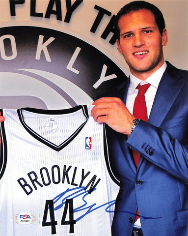 Bojan Bogdanovic signed 8x10 photo PSA/DNA Brooklyn Nets Autographed