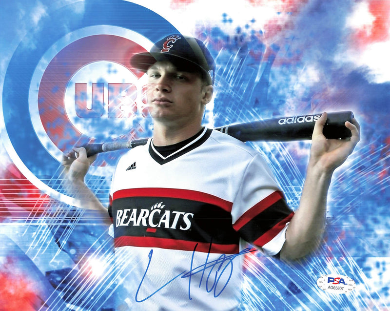 Ian Happ signed 8x10 photo PSA/DNA Chicago Cubs Autographed
