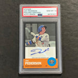 2012 Topps Hertitage #19/50 Joc Pederson Signed Card PSA Slabbed Auto Grade 10 Quakes