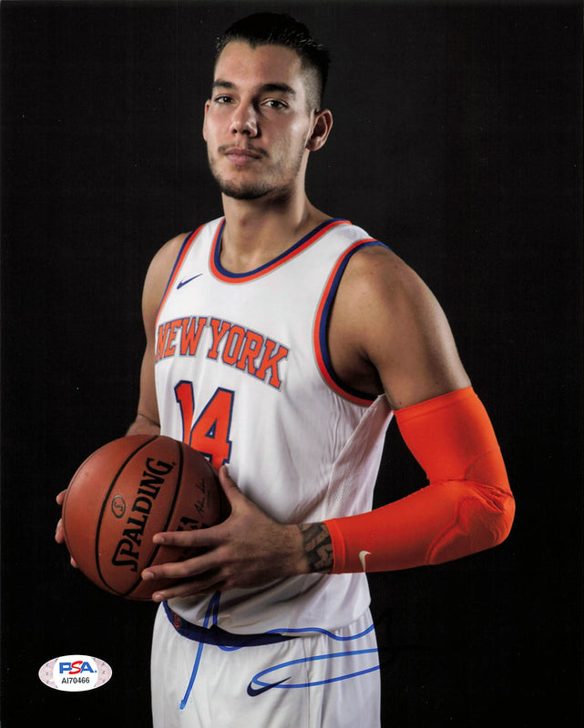 WILLY HERNANGOMEZ signed 8x10 photo PSA/DNA New York Knicks Autographed