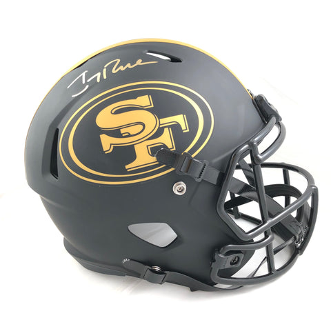 Jerry Rice Signed Full Size Eclipse Helmet PSA/DNA Fanatics Jerry Rice Signed Full Size Eclipse Helmet PSA/DNA Fanatics Auto Grade 10