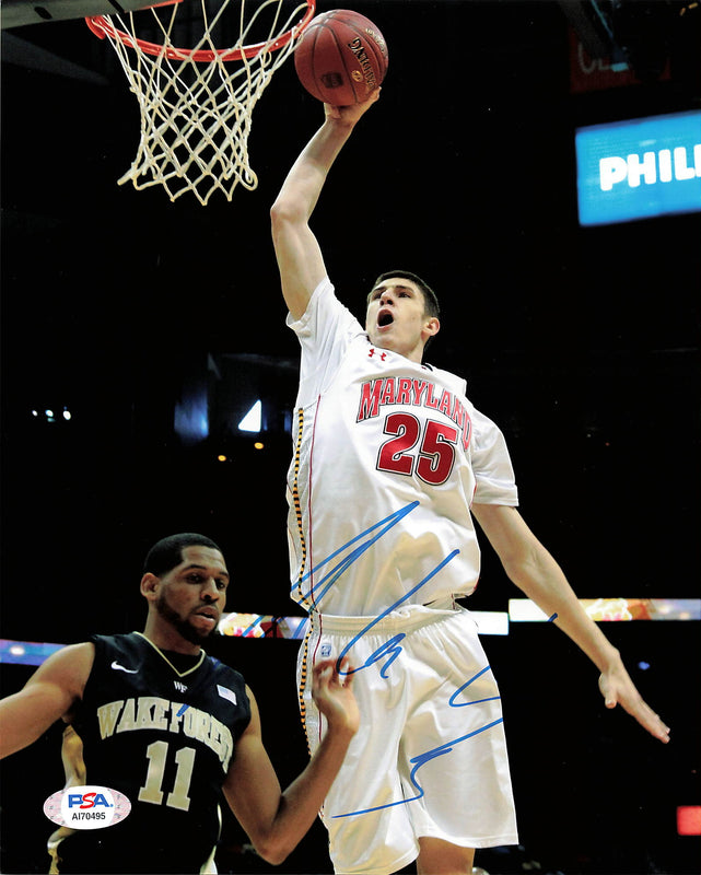 Alex Len signed 8x10 photo PSA/DNA Maryland Autographed
