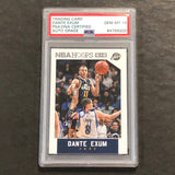 2015-16 NBA Hoops #9 Dante Exum Signed Card AUTO 10 PSA Slabbed Jazz