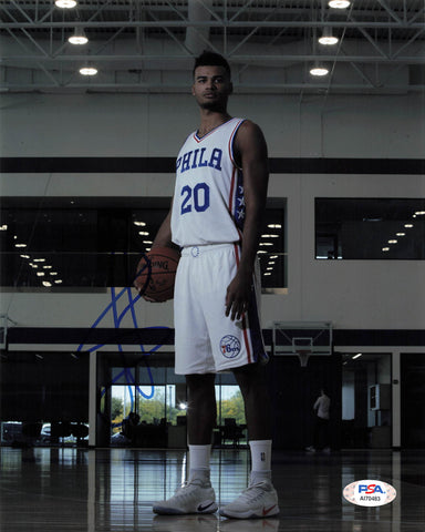 Timothe Luwawu-Cabarrot signed 8x10 photo PSA/DNA Philadelphia 76ers Autographed