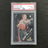 2013-14 Panini Pinnacle #44 Nate Wolters Signed Card AUTO PSA/DNA Slabbed RC Bucks