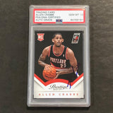 2013-14 Panini Prestige #199 Allen Crabbe Signed Card AUTO 10 PSA Slabbed RC Trailblazers