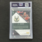 2017-18 Panini Pinnacle #266 D.J. Wilson Signed Card AUTO PSA/DNA Slabbed Bucks