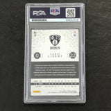 2016-17 Panini Excalibur #15 Caris Levert Signed Card AUTO PSA Slabbed Nets RC