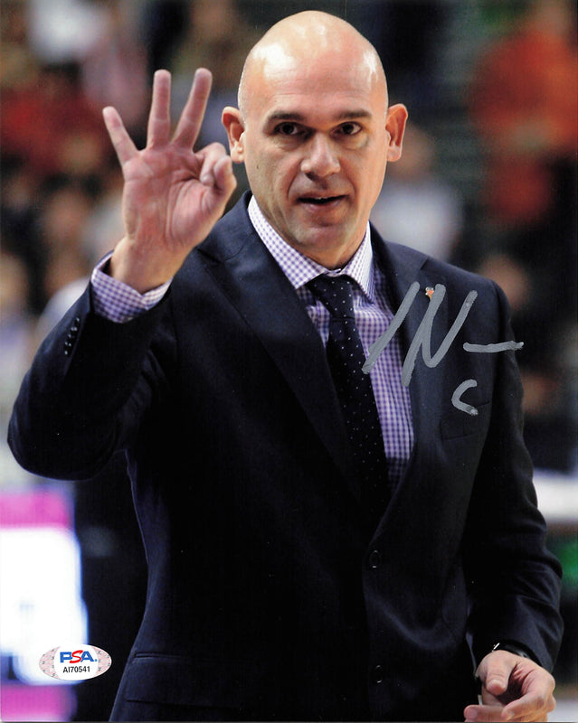 Neven Spahija signed 8x10 photo PSA/DNA Basketball Coach Autographed