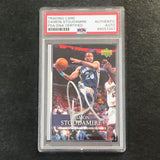 2007-08 Upper Deck First Edition #17 Damon Stoudamire Signed Card AUTO PSA Slabbed Grizzlies