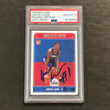 2017-18 NBA HOOPS #289 JAWUN EVANS Signed Card AUTO 10 PSA Slabbed RC Clippers