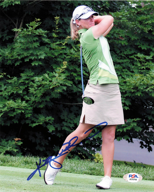 Kristy McPherson signed 8x10 photo PSA/DNA Autographed Golf
