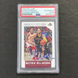 2015-16 NBA Hoops #204 Matthew Dellavedova Signed Card AUTO PSA Slabbed Cavaliers