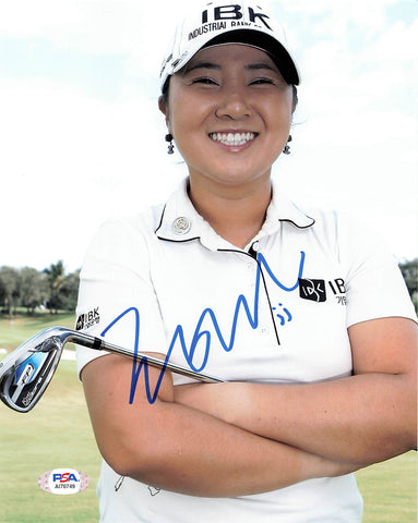 Jang Jeong signed 8x10 photo PSA/DNA Autographed Golf