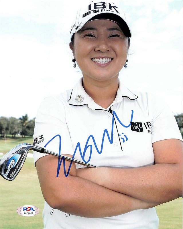 Jang Jeong signed 8x10 photo PSA/DNA Autographed Golf
