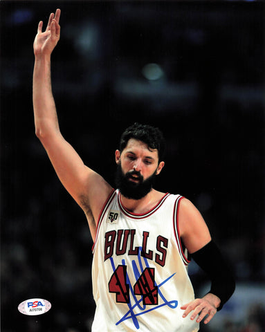 Nikola Mirotic signed 8x10 photo PSA/DNA Chicago Bulls Autographed Bucks