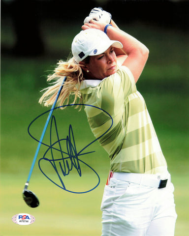 Suzann Pettersen signed 8x10 photo PSA/DNA Autographed Golf