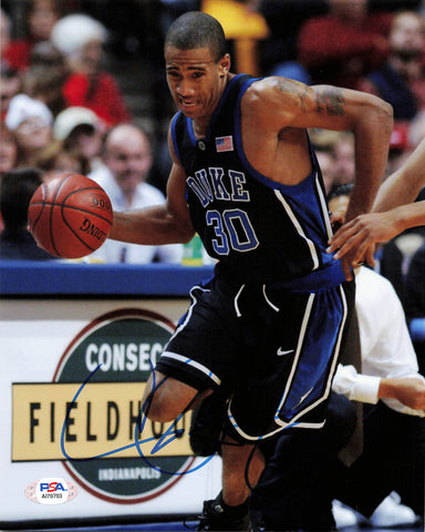 Dahntay Jones signed 8x10 Photo PSA/DNA Duke Blue Devils Autographed