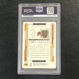 2001-02 Upper Deck MVP #209 Jason Richardson Signed Card AUTO PSA Slabbed RC Michigan State