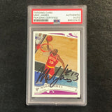2005-06 Topps #138 Mike James Signed Card AUTO PSA Slabbed Rockets