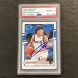 2020-21 Panini Donruss #234 Josh Green Signed Card AUTO 10 PSA Slabbed RC Mavericks