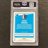 2020-21 Panini Donruss #234 Josh Green Signed Card AUTO 10 PSA Slabbed RC Mavericks