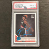 2019-20 Panini Optic #154 Nassir Little Signed Rookie Card AUTO 10 PSA Slabbed RC Blazers
