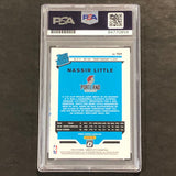 2019-20 Panini Optic #154 Nassir Little Signed Rookie Card AUTO 10 PSA Slabbed RC Blazers