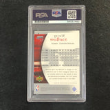 2005-06 SP Authentic #9 Gerald Wallace Signed Card AUTO PSA Slabbed Bobcats