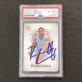 2012-13 Upper Deck #23 Kendall Marshall Signed Card AUTO PSA Slabbed