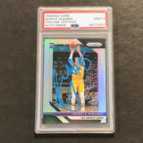 2018-19 Panini Silver Prizm #284 Moritz Wagner Signed Card AUTO 9 PSA Slabbed RC Lakers