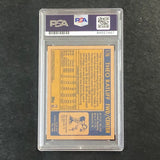 2000-01 Topps Heritage #176 Theo Ratliff Signed Card AUTO PSA Slabbed 76ers