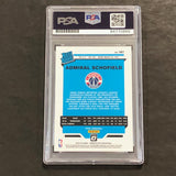 2019-20 Panini Optic #187 Admiral Schofield Signed Card AUTO 10 PSA Slabbed RC Wizards