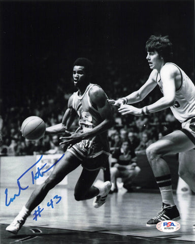 Earl Tatum signed 8x10 photo PSA/DNA Marquette Golden Eagles Autographed