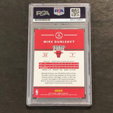 2015-16 Panini Donruss #94 Mike Dunleavy Signed Card PSA/DNA AUTO 10 Slabbed Bulls