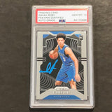 2019-20 Panini Prizm #283 Isaiah Roby Signed Card AUTO 10 PSA Slabbed RC Mavericks