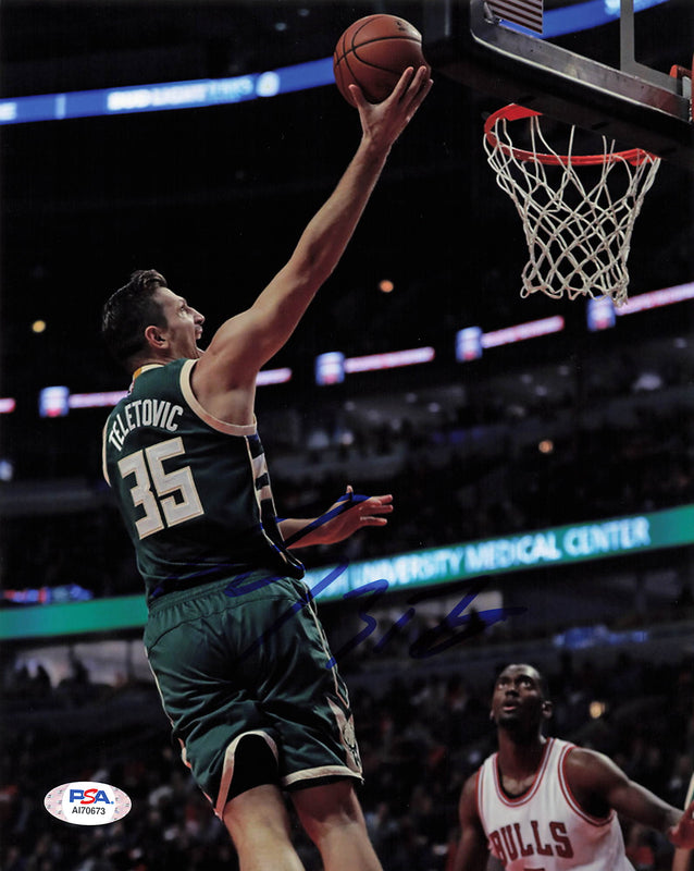 MIRZA TELETOVIC signed 8x10 Photo PSA/DNA Bucks Autographed
