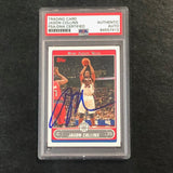 2006-07 Topps #38 Jason Collins Signed Card AUTO PSA Slabbed Nets