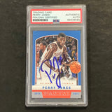 2012-13 Panini Basketball #209 Perry Jones Signed Card AUTO PSA Slabbed Thunder