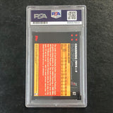 2007-08 Topps Chrome #67 Channing Frye Signed Card AUTO PSA Slabbed Trailblazers