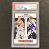 2016-17 Panini Contenders #16 Kyle Wiltjer Signed Card AUTO 10 PSA Slabbed Gonzaga