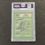 1992 Topps #101 Mike Schmidt signed PSA/DNA Phillies Autographed